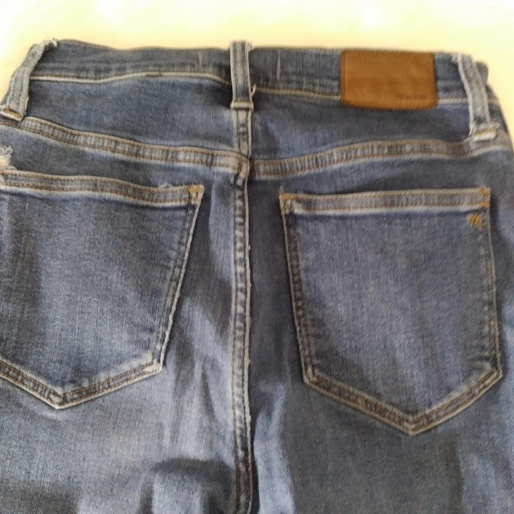 madewell high rise skinny jeans